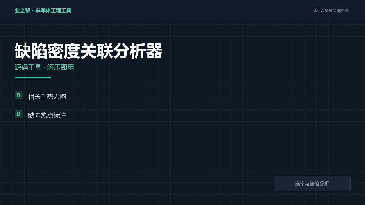缺陷密度关联分析 封面